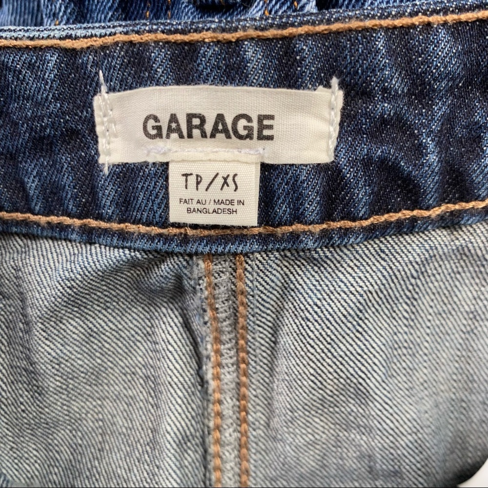 Garage Denim Button Front Mini Skirt - XS - Picture 4 of 6